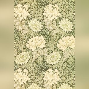 Floral Botanical Wall Decor in Cream and Green